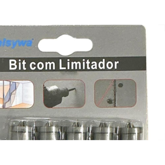 Kit Bits Walsywa Com Limitador 10 Pecas - 270020 Kit Bits Walsywa Com Limitador 10 Pecas - 270020