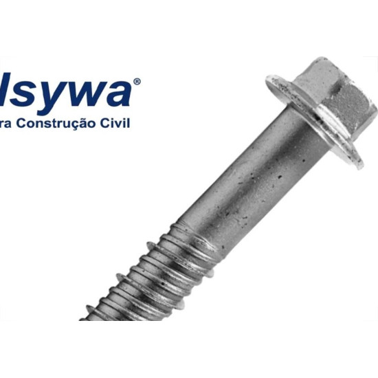 Parafuso Chumbador. Fixador Concrete Bolt Walsywa 3/8'' X 65Mm - 470851 - Kit C/50 Pecas Parafuso Chumbador. Fixador Concrete Bolt Walsywa 3/8'' X 65Mm - 470851 - Kit C/50 Pecas