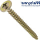 Parafuso Chipboard Philips Cabeca Flangeada Walsywa 4,5X35Mm - 363611 - Kit C/5 Cartelas Parafuso Chipboard Philips Cabeca Flangeada Walsywa 4,5X35Mm - 363611 - Kit C/5 Cartelas