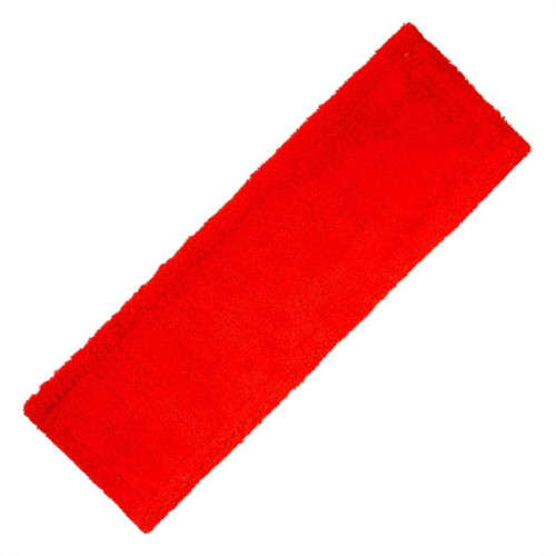 Refil Para Mop Powermaid Flat Pano De Microfibra Para Limpeza Molhada - Vermelho