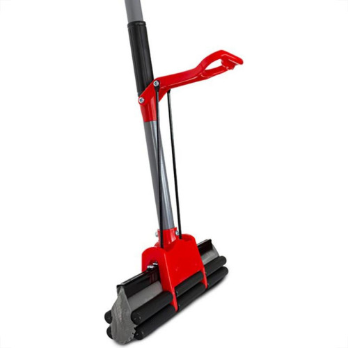 Mop Esponja Powermaid Rodo Magico ''Limpa-Lava -Seca'' Vermelho/Cinza