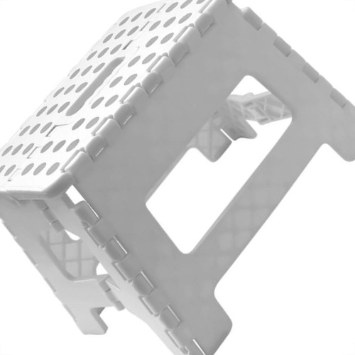 Banqueta Plastica Powermaid Multiuso Dobravel 22Cm