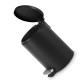 Lixeira Com Pedal Redonda Powermaid Matte 5 Litros Preta Lixeira Com Pedal Redonda Powermaid Matte 5 Litros Preta
