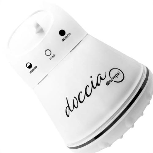 Ducha Dicompel Doccia 3 Temperaturas 5.500W. 220V. Branca Friso Preto Ducha Dicompel Doccia 3 Temperaturas 5.500W. 220V. Branca Friso Preto