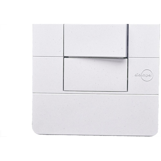 Conjunto Dicompel Ritz 1 Simples Horizontal Branco - Rzb-2000/2