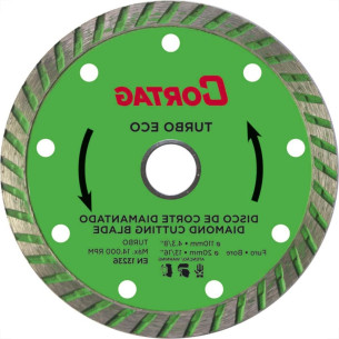 Disco Diamantado Cortag Eco 110Mm Turbo - 60598