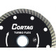 Disco Diamantado Cortag Turbo Flex 115Mm X 22,2Mm Para Esmerilhadeira - 61549 Disco Diamantado Cortag Turbo Flex 115Mm X 22,2Mm Para Esmerilhadeira - 61549