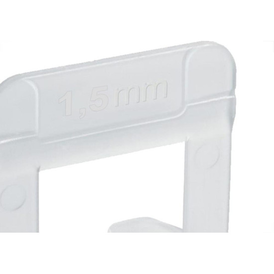 Espacador De Piso Cortag Nivelador Smart 1,5Mm Pacote Com 50 Pecas Espacador De Piso Cortag Nivelador Smart 1,5Mm Pacote Com 50 Pecas