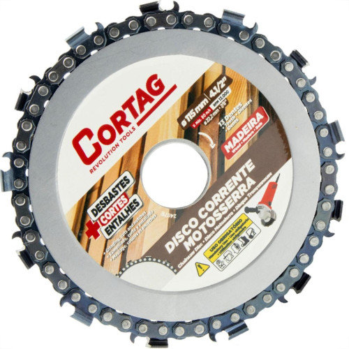 Disco Com Corrente De Motoserra Cortag 115Mm - 62903