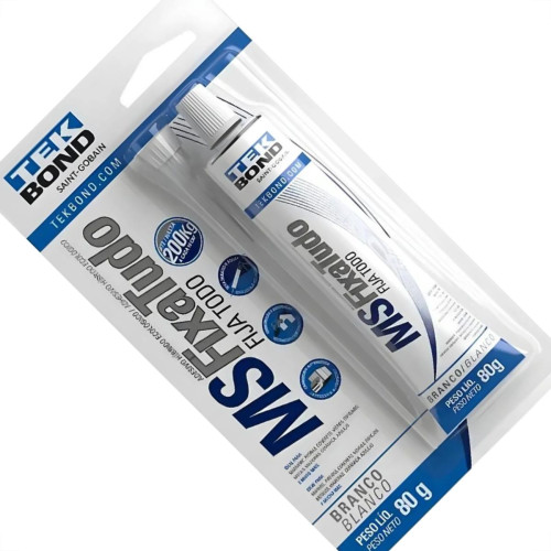 Cola Selante Tekbond Ms Fixa Tudo Branca 80Gr Blister