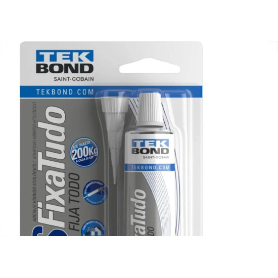 Cola Selante Tekbond Ms Fixa Tudo Cinza 80Gr Blister