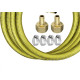 Kit De Instalacao Roco Para Fogao/Cooktop Com Registro Duplo + 2 Mangueira 1,0M - 2307/46