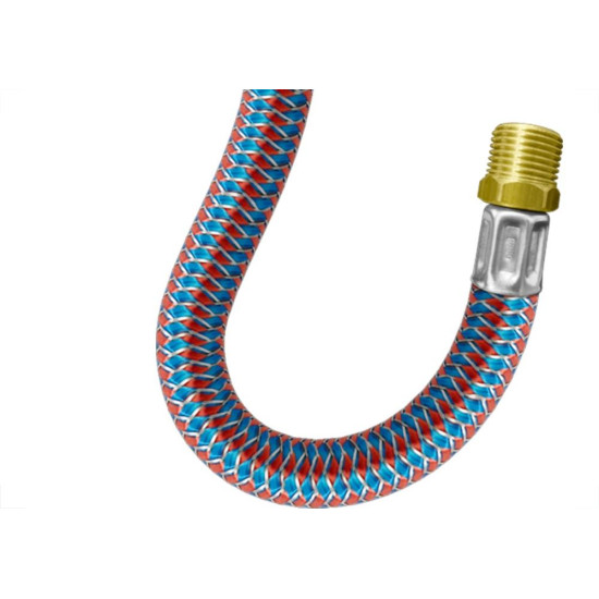 Engate Flexivel Roco Para Agua Quente/Fria 1/2'' Macho X 3/4'' Femea 30Cm Nbr14878