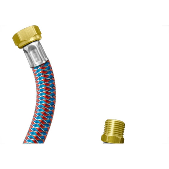 Engate Flexivel Roco Para Agua Quente/Fria 1/2'' Macho X 1/2'' Femea 40Cm Nbr14878 Engate Flexivel Roco Para Agua Quente/Fria 1/2'' Macho X 1/2'' Femea 40Cm Nbr14878