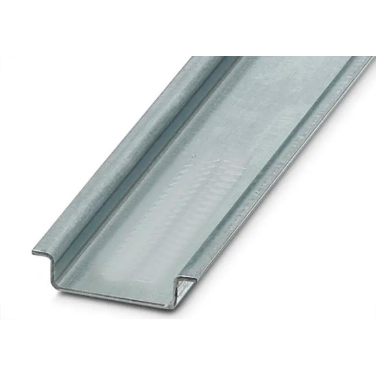 Suporte Disjuntor Trilho Liso Zincado Lumibras 50Cm - Kit C/10 Pecas