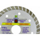 Disco Diamantado Melfi Turbo 110Mm X 22,23Mm - 10756 Disco Diamantado Melfi Turbo 110Mm X 22,23Mm - 10756