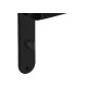 Fechadura Alianca Joy F-2800/241 Banheiro Alavanca Preto Fosco - 083540