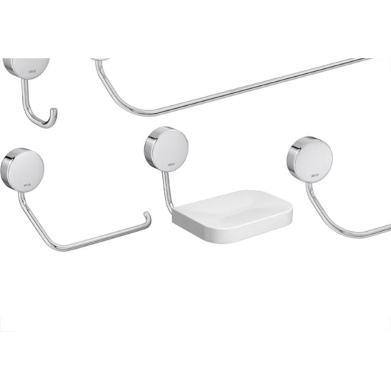 Acessorio Wc Deca Net Kit Com 5 Pecas Cromado - 2000.C01