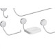 Acessorio Wc Deca Net Kit Com 5 Pecas Cromado - 2000.C01
