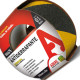 Fita Antiderrapante Adere Preta/Amarela 866S 50Mm X 5M
