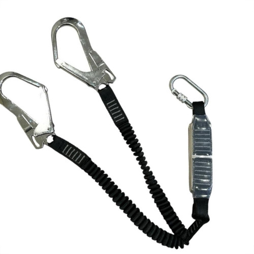 Talabarte ''Y'' Ultra Safe Expand - Rosso Com Mosquetao + Absorvedor De Energia 1,50M