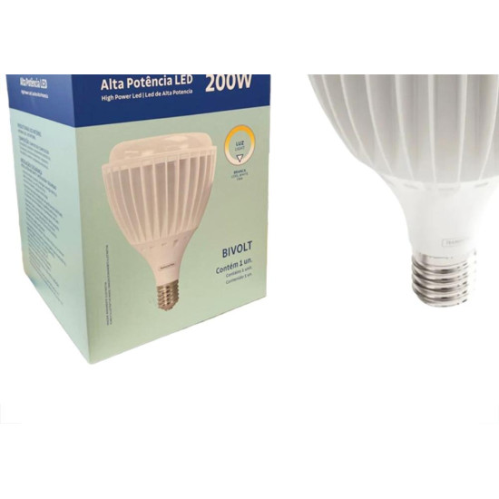 Lampada Led Alta Potencia Tramontina 200W. 18.000Lm Bivolt 6500K. - E-40 - 58025076 Lampada Led Alta Potencia Tramontina 200W. 18.000Lm Bivolt 6500K. - E-40 - 58025076