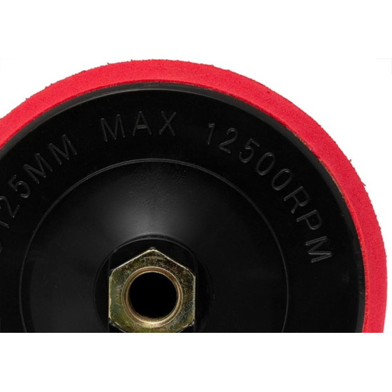 Disco Borracha Eda 5'' Para Disco De Lixa - 0Le