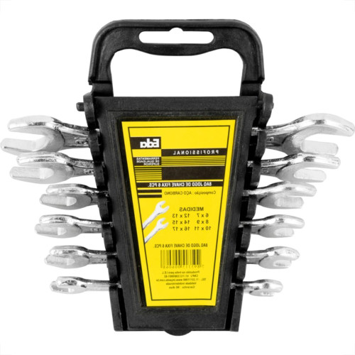 Chave Fixa Jogo Eda 6 A 17Mm Profissional Com 6 Pecas - 8Aq