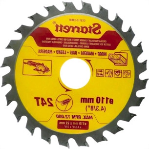 Serra Circular Widea Starrett 4.3/8''X 24 Dentes - Ccs110-24Bw
