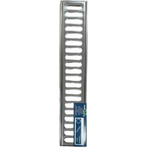 Grelha De Aco Inox Com Porta Grelha 10X 50Cm