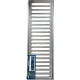 Grelha De Aco Inox Com Porta Grelha 15X 50Cm