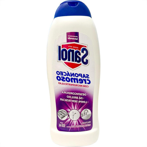 Limpador De Superficie Sanol Cremoso Lavanda 500Ml