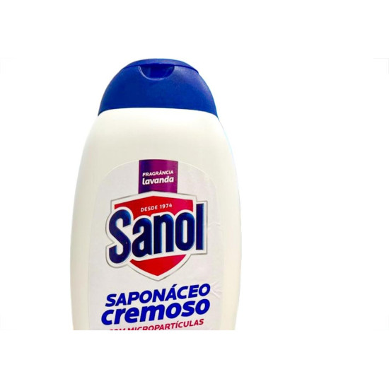 Limpador De Superficie Sanol Cremoso Lavanda 500Ml