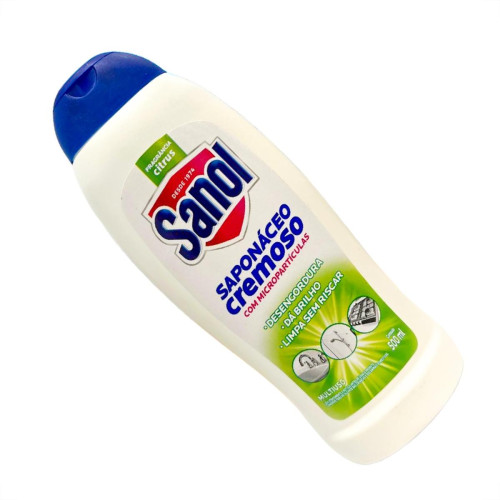 Limpador De Superficie Sanol Cremoso Citrus 500Ml