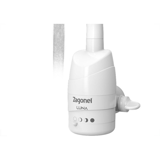 Torneira Eletrica Zagonel Luna Bica Movel Parede Branca 4 Temperaturas 5500W. X 127V.