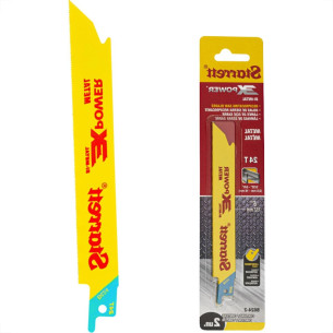 Lamina Para Serra Sabre Starrett 152Mm/6'' Bi-Metal 24 Dentes - Metal - Caixa Com 2 Pecas - B624-2