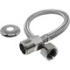 Engate Flexivel Malha Inox Alta Pressao Alpha 40Cm Engate Flexivel Malha Inox Alta Pressao Alpha 40Cm
