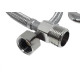 Engate Flexivel Malha Inox Alta Pressao Alpha 40Cm Engate Flexivel Malha Inox Alta Pressao Alpha 40Cm