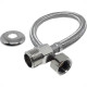 Engate Flexivel Malha Inox Alta Pressao Alpha 60Cm Engate Flexivel Malha Inox Alta Pressao Alpha 60Cm