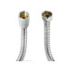 Engate Flexivel Cromado Alpha Para Ducha Higienica 1,20M Engate Flexivel Cromado Alpha Para Ducha Higienica 1,20M