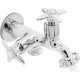Torneira Maquina De Lavar/Tanque Metal Alpha 1131 Soft - C-23 - 1/2'' E 3/4'' Cromada - 1/4 Volta Torneira Maquina De Lavar/Tanque Metal Alpha 1131 Soft - C-23 - 1/2'' E 3/4'' Cromada - 1/4 Volta