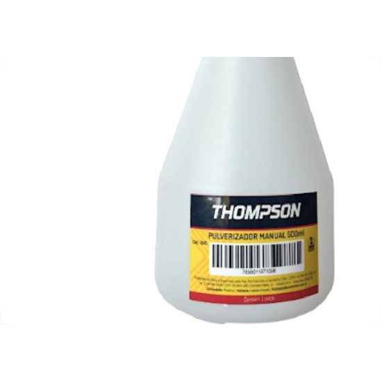 Pulverizador Plantas Thompson 500Ml Branco/Amarelo- 1843 Pulverizador Plantas Thompson 500Ml Branco/Amarelo- 1843