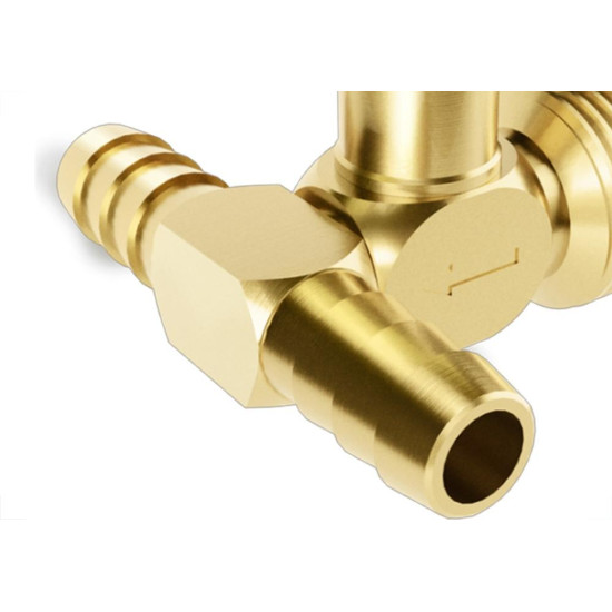 Acessorio Para Gas Roco Registro Corta Fogo 3/8''Npt X 3/8''Tm Duplo Pressao 7,0 Bar - 2141 21