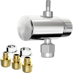 Adaptador Para Filtro Rocco 1/2''X 1/2'' Com Regulador De Vazao E Bico Universal - 1188 412