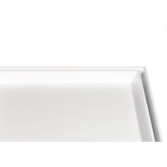 Ralo Invisivel Quadrado Ss Lares 15X15Cm Branco