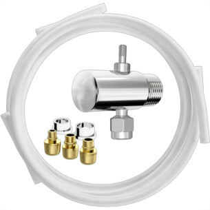 Adaptador Para Filtro Rocco Com Kit De Instalacao Mangueira 2M - 1/4'' - 5/16'' - 3/8'' - 1373 46