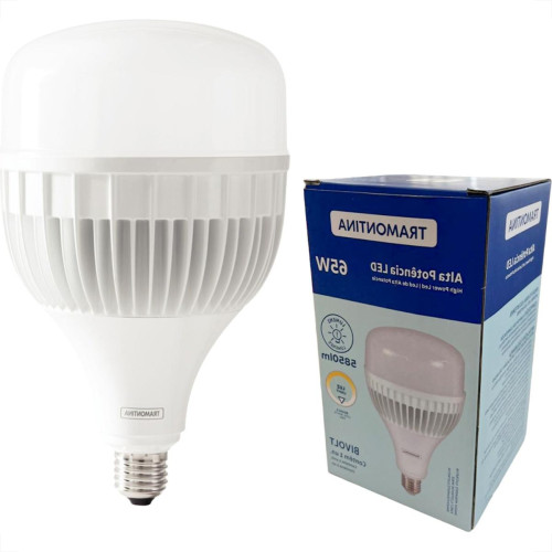 Lampada Led Alta Potencia Tramontina 65W. 4.000Lm Bivolt 6500K - E-27/E-40 - 58025072