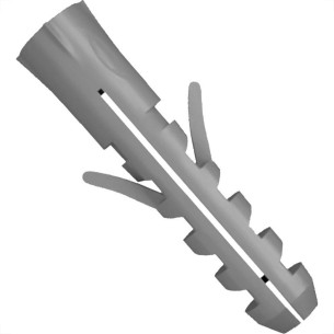 Bucha Fixacao Sforplast Nylon Com Aba 12Mm Pacote Com 150 Pecas