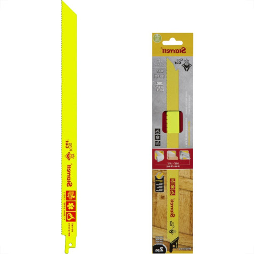 Lamina Para Serra Sabre Starrett 305Mm/12'' Bi-Metal 10-14 Dentes - King-Cut - Caixa Com 2 Pecas - Br121014-2