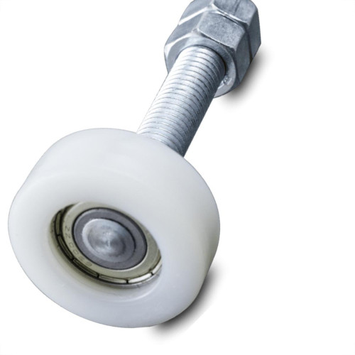 Roldana Para Portao Nylon Guia Superior 17X44Mm Com Rolamento E Rosca - 060101 - Kit C/2 Pecas Roldana Para Portao Nylon Guia Superior 17X44Mm Com Rolamento E Rosca - 060101 - Kit C/2 Pecas
